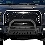 TLAPS 7422446995925 For 2011-2020 Toyota Sienna Matte Black AVT Style Bull Bar Guard with Skid Plate