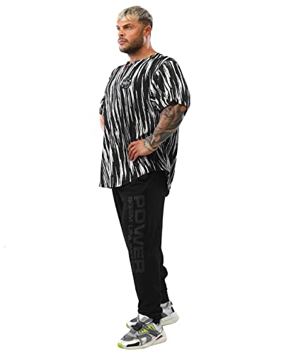 BGSM Men's Oversize T-Shirt Bodybuilding, Cardio and Powerlifting Rag Top Tee and Plus Size T-Shirt4