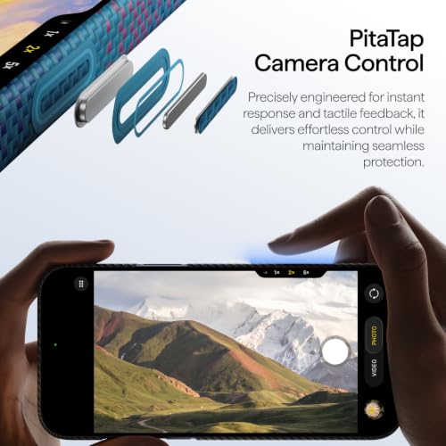 Image of pitaka for iPhone Pro Case 6.3 inch with Caseless Feeling, Midnight