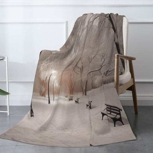 Couverture douce en flanelle Winter Park 320 g qualité supérieure - 4
