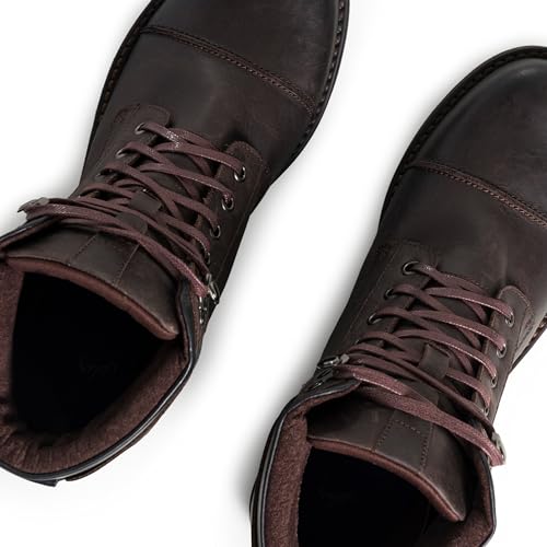 VELEZ Top Grain Leather Boots For Men - Handmade Lace-Up Shoes - Mens Vintage Ankle Boot - Age Look Sole - Casual Dress Fashion Business Travel Work Shoe4