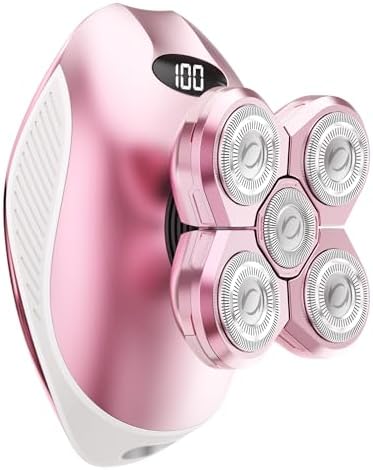 Electric Razors for Women, 5-in-1 Rechargeable Body Shaver - Waterproof Wet Dry Hair Remover - Trimmer for Lady Face Underarms Bikini,Lips,arms, Legs