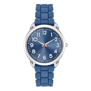 Women’s Water Resistant Watch, Stylish Silicone Strap for Women’s Wrists 5IN-7IN, 36MM Dial with Arabic Numerals Easy to Read