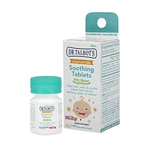 Dr. Talbot’s Chamomile Soothing Tablets, Quick Dissolve, 140 Count (Packaging May Vary)