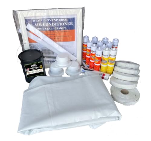 Heng's 9629TFKITW Deluxe Folded TPO Membrane Plus Installation Kit - 9'6