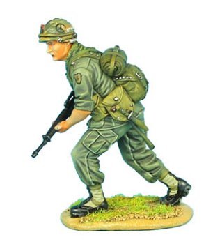 First Legion VN004 US 2th Infantry Division Advancing with M-16
