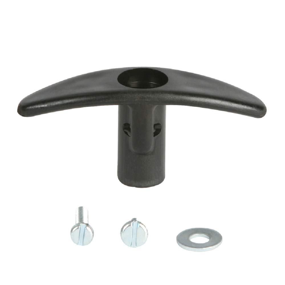 Online Garage Door Spares Black Handles & Locks For Henderson Garage Doors (Inner Handle)