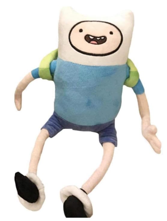 Plush Doll 12 Inch, Soft Stuffed Anime Figure Collectible for Teens & Adults, Adventure Character Inspired Plushie for Display（Finn）