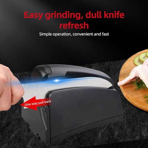 Aiguiseur de couteaux électrique portable HUIOP pour lames émoussées