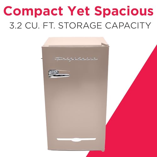 Frigidaire Retro Compact Fridge with Chiller, 3.2 cu ft Countertop Fridge with Built-In Bottle Opener, Compact Refrigera - Additional View