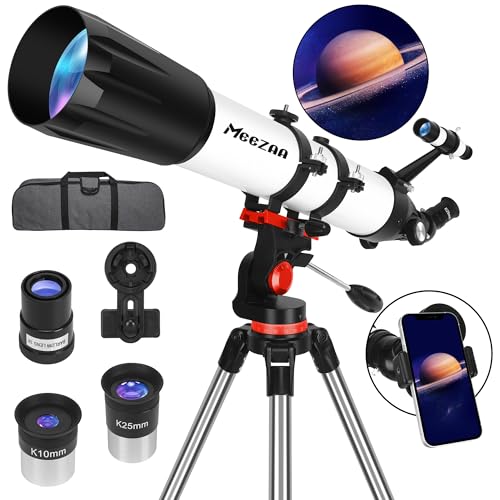 MEEZAA Telescopio Astronomico 90/800mm