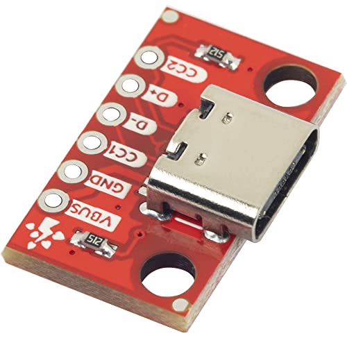10 pcs USB Type C Conector Hembra Breakout Board miniatura 2
