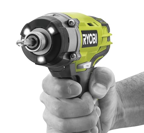 RYOBI - Visseuse à chocs 18V - 3 modes : 40/120/220 Nm - emmanchement hex 1/4" - R18ID3-0