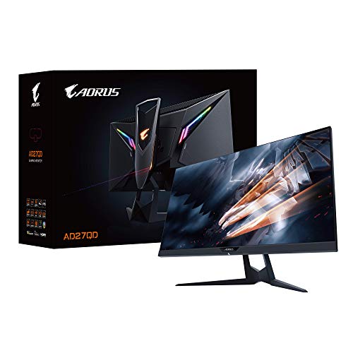 Aorus AD27QD 27' 144Hz 1440P FreeSync Gaming Monitor, Exclusive...