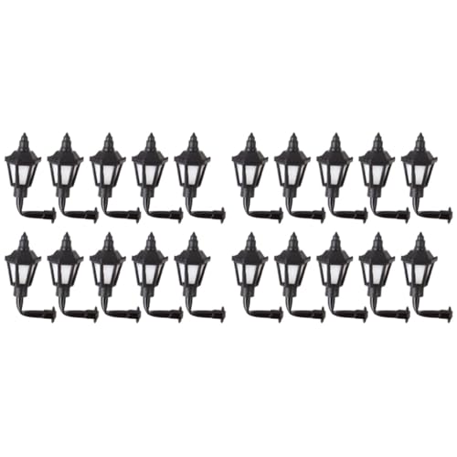 Yardwe Mini Lampada Da Parete Led 20 Pezzi Per Casa Delle Bambole Micro Luci Murali Fai-Da-Te Accessori Modellismo Decorazioni Paesaggi in Miniatura