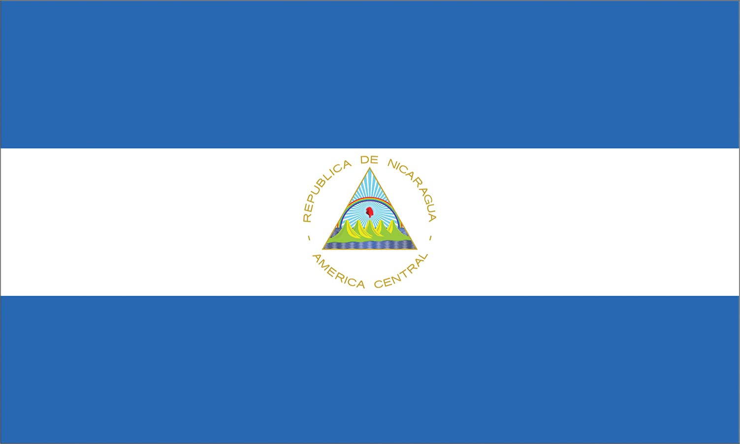 3x5 Feet 276 International Global World Country Flags (NICARAGUA)