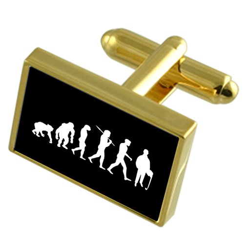 Set de Mancuernillas Evolution Ape to Man con Clip y Caja miniatura 1
