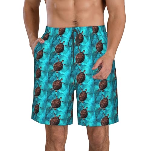 Pantalones cortos de playa para hombre CHAbu de secado rápido que evitan la humedad