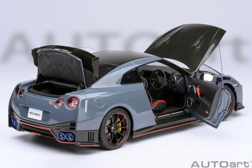 AUTOart 2022 GT-R RHD Edición Especial 1/18 Stealth Gray miniatura 7