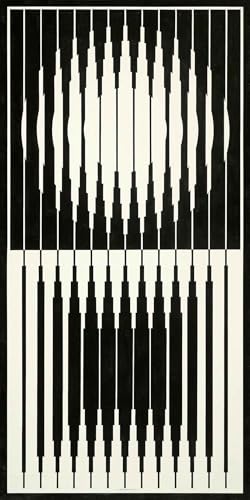 Illustration Capella-NB Victor Vasarely : affiche abstraite et peinture moderne sur toile