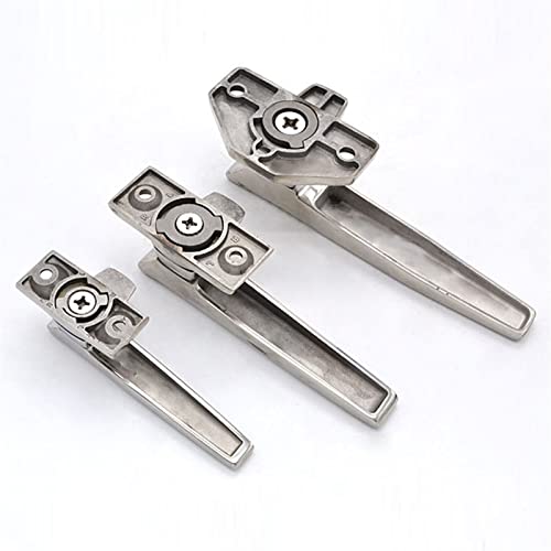 Cerradura para puerta de horno plano, solución a fugas de calor en acero inoxidable 105mm 4