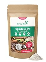 Simply Keto Bambusmehl aus Bambusfasern Lower Carb* - 300g fein gemahlen - Lower Carb* Mehl Alternative für Backwaren - Ideal für Lower Carb* & Ketogene Ernährung - Glutenfrei & Vegan