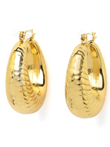 Image of Scintillare by Sukkhi Excellent Stainless Steel Round Hoop Earring Jewellery for Women & Girls|Anti Tarnish Jewellery|Gifts for Wife Girlfriend Mother Sister