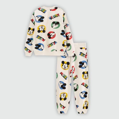 Image of Nap Chief Kids Cotton Official Disney Characters Printed Co ord Set for Boys & Girls, Sweatshirt And Joggers Clothing Set for Casual Wear