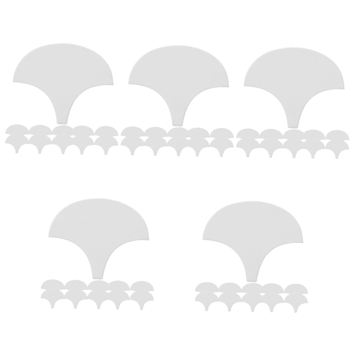 EXCEART 1000piezas Plantillas De Acolchado Forma De De Costura Para Manualidades y Patchwork Reutilizables y