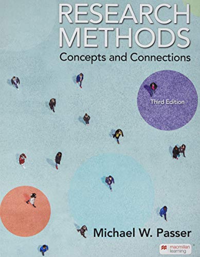 Research Methods: Concepts and Connections 1319184510 Book Cover