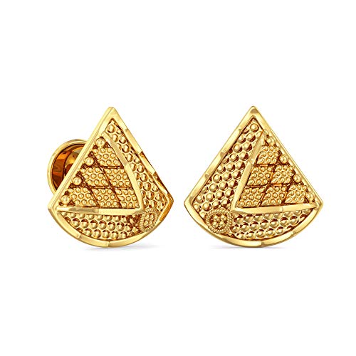 Joyalukkas 22KT Yellow Gold Stud Earrings for Girls (B074PY5PWD) Amazon Price History, Amazon Price Tracker