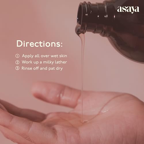 Asaya Deep Moisture Bath & Shower Oil (100ml) | Oil-based body wash | Rejuvenates & Hydrates | All skin types | Almond, Jojoba, Argan Oil & Vit E |... - Image 6