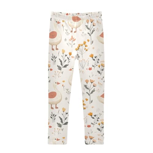 Girls Leggings Goose Toddler Girls Clothes Leggings for Girls Toddler Girls Leggings 3-4T