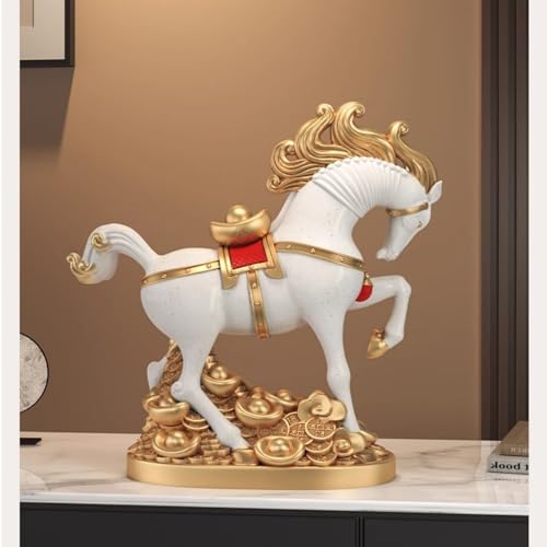 Statue de cheval créative objet déco pour salon et bureau - 6
