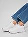 Guess Women's Calebb10 Sneaker, White/Pink 147, 7.5