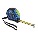 Högert Rollmaßband Rollbandmaß Maßband Bandmaß Rollmaß 5 m (Breite des Bandes: 19 mm/mit Nylonbeschichtung) mit Self-Lock
