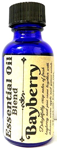 Mels Candles & More Bayberry 1 Ounce Glass Dropper Bottle of Essential Oil Blend Fragrance Perfume Oil