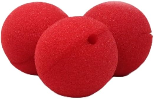 Zeekio Clown Nose - Soft Foam - One Size Fits All - Costume