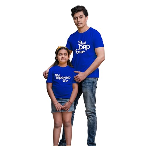 Image of Dad Daughter Combo T-Shirts Best Dad Ever Best Daughter Ever Red