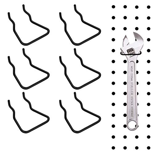 Preisvergleich Produktbild FORTSPANG Lochwandhaken Einfachhaken, 40 Stück Lochwandhaken, Einzelne Stecktafel Haken Brett Lamellen für Wand- und Verkaufsregale, Für Supermarktregale, Baumärkte, Werkzeugräume, Maximale Belastung