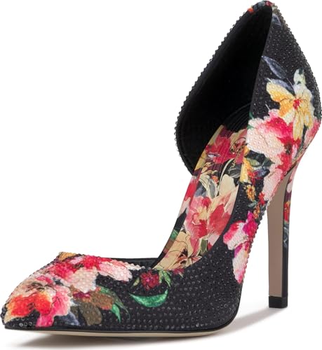 Jessica Simpson Women's Prizma D'Orsay Pump, Black Combo, 11