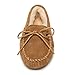 Minnetonka Women's Sheepskin Softsole Moccasin Slipper 8 M Tan