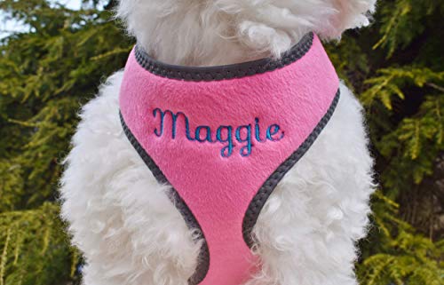 monogrammed dog harness