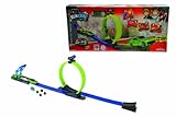 Majorette 212050104 - Klikcarz N Test Track Set, Bahn mit Looping und Jump 94 cm, 1 Auto 7.5 cm