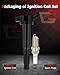 GDSMOTU Ignition Coil Packs & Iridium Spark Plugs Fit 2007-2018 for Lexus ES350 2006 for Lexus GS300 2010-2019 for Lexus GX460 2013-2018 for Lexus ES300h, Set of 6, 9091902251 UF487