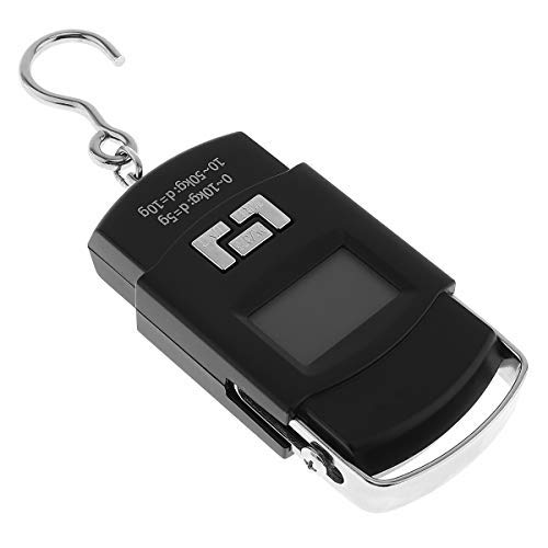 Origlam 110Lb/50Kg Digital Lcd Scale Handheld Luggage Weight Scale, Electronic Balance Digital Scale Travel Balance Postal Fishing Hook Scale, With Temperature Backlight Lcd Display #TOP7