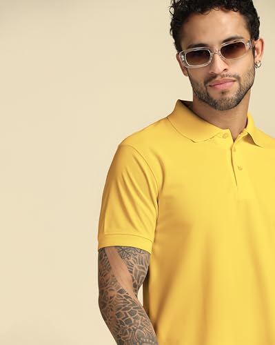 Image of VastraVibes Men's Polo Regular Fit T-Shirt