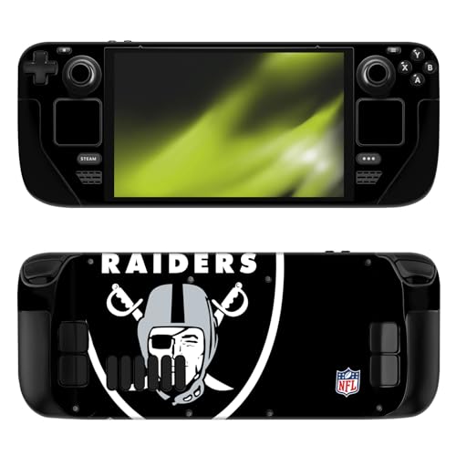 Skin Las Vegas Raiders pour Steam Deck OLED autocollant vinyle de protection console de jeux NFL