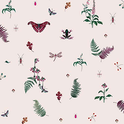 Graham & Brown Joules Midnight Beasts Blush Creme Wallpaper