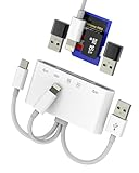 【Service de satisfaction】Vous recevrez cet adaptateur USB-C Lightning USB (USB*2/TF/SD/lightning). Une garantie de remboursement de 60 jours et une garantie de 1 an pour tous nos clients pour vous assurer que vous serez heureux de votre achat chez nous. Si vous avez des questions sur les articles reçus, veuillez nous contacter et notre équipe vous répondra dans les 24 heures et pour tout problème de qualité, un gratuit en sera fourni.
